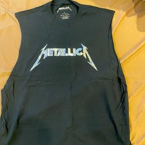 Unisex Metallica cut off T-Shirt